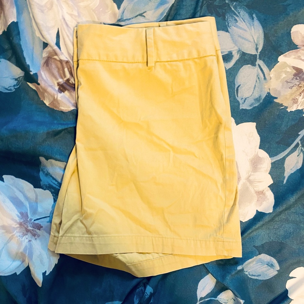 Talbots Yellow Jean Shorts | Size 10